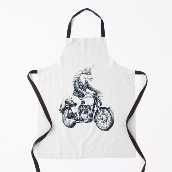 Item preview, Funny Unicorn Motorcycle Motorbike Animal Lover designed and sold by dian-rody-crest.