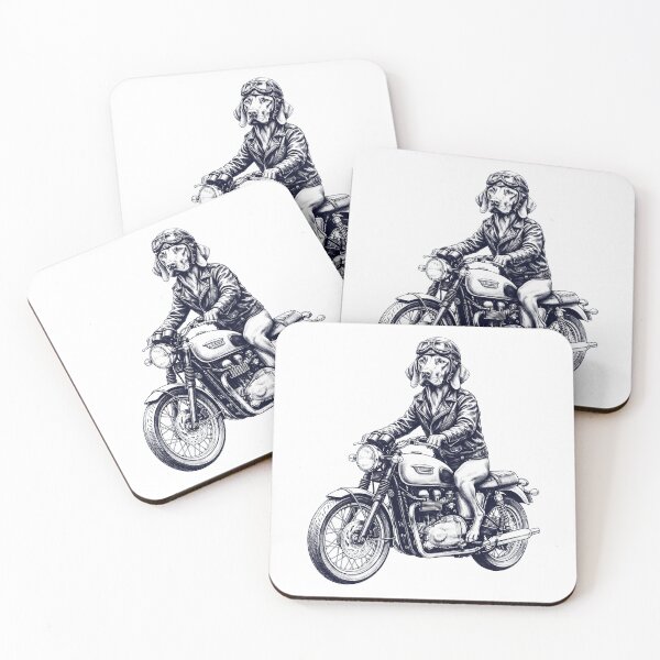 Artikelvorschau, Lustiger Vizsla-Motorrad-Motorrad-Hundeliebhaber entworfen und verkauft von dian-rody-crest.