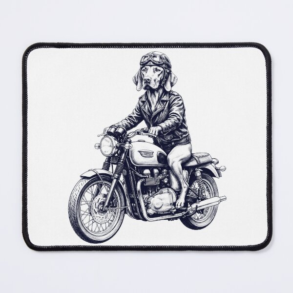 Item preview, Funny Vizsla Motorcycle Motorbike Dog Lover designed and sold by dian-rody-crest.
