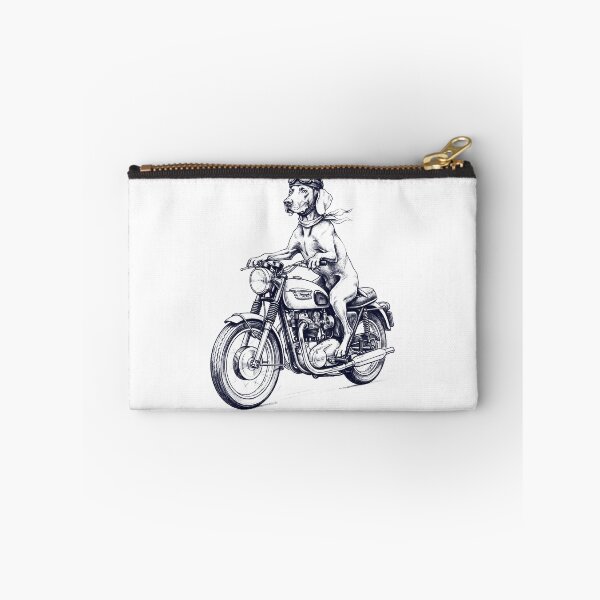 Item preview, Funny Weimaraner Motorcycle Motorbike Dog Lover designed and sold by dian-rody-crest.