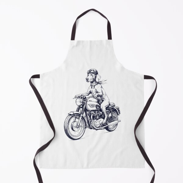Item preview, Funny Weimaraner Motorcycle Motorbike Dog Lover designed and sold by dian-rody-crest.