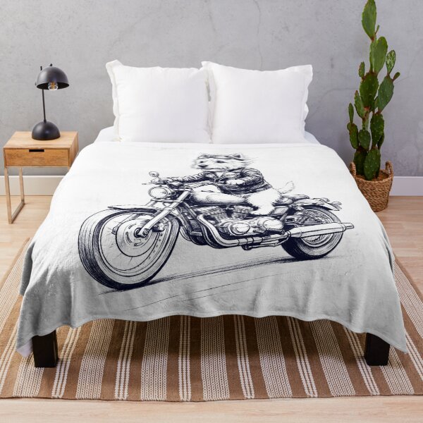 Item preview, Funny West Highland White Terrier Motorcycle Motorbike Dog Lover designed and sold by dian-rody-crest.