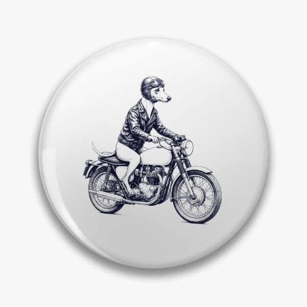 Item preview, Funny Whippet Motorcycle Motorbike Dog Lover designed and sold by dian-rody-crest.