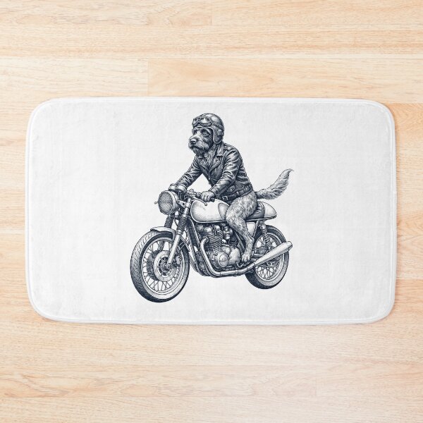 Item preview, Funny Wirehaired Pointing Griffon Motorcycle Motorbike Dog Lover designed and sold by dian-rody-crest.