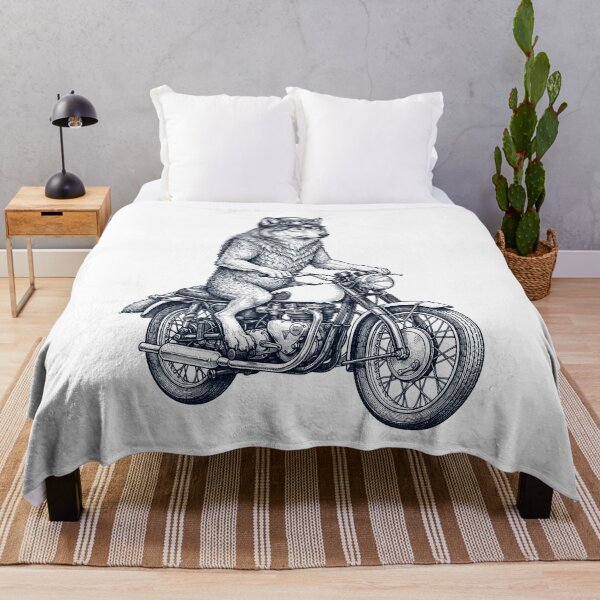 Item preview, Funny Wolf Motorcycle Motorbike Animal Lover designed and sold by dian-rody-crest.