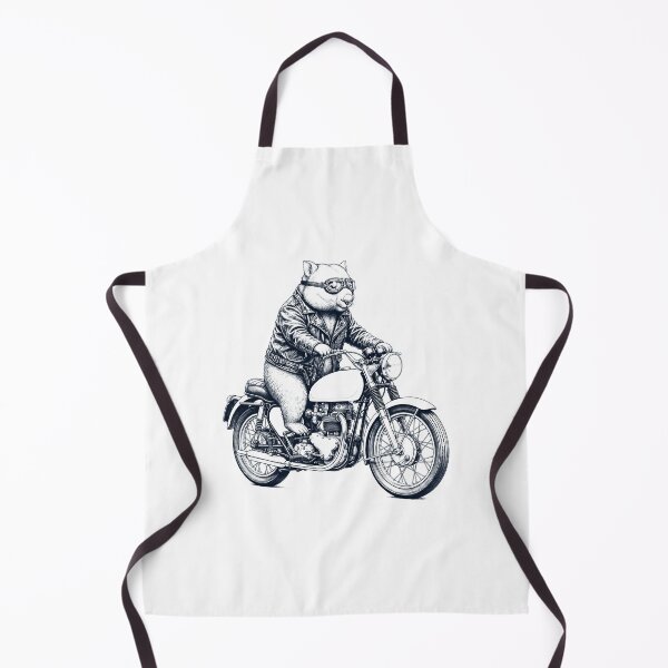 Item preview, Funny Wombat Motorcycle Motorbike Animal Lover designed and sold by dian-rody-crest.