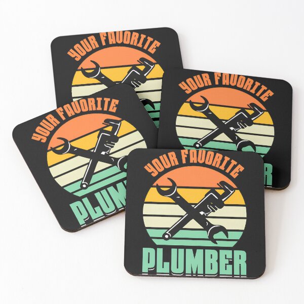 Item preview, Your Favorite Plumber Retro Wrench Sunset Graphic designed and sold by siravoloneg.