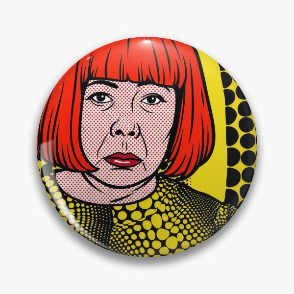 Item preview, Yayoi Kusama Pop Art Polka Dot Portrait designed and sold by Terry Bain.