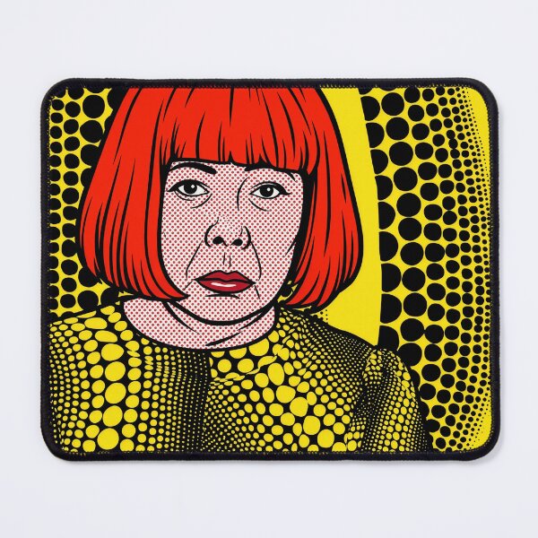 Item preview, Yayoi Kusama Pop Art Polka Dot Portrait designed and sold by Terry Bain.