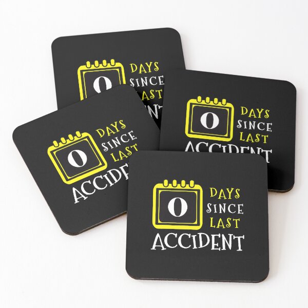 Item preview, 0 Days Since Last Accident Calendar Funny Graphic designed and sold by rodasbu.