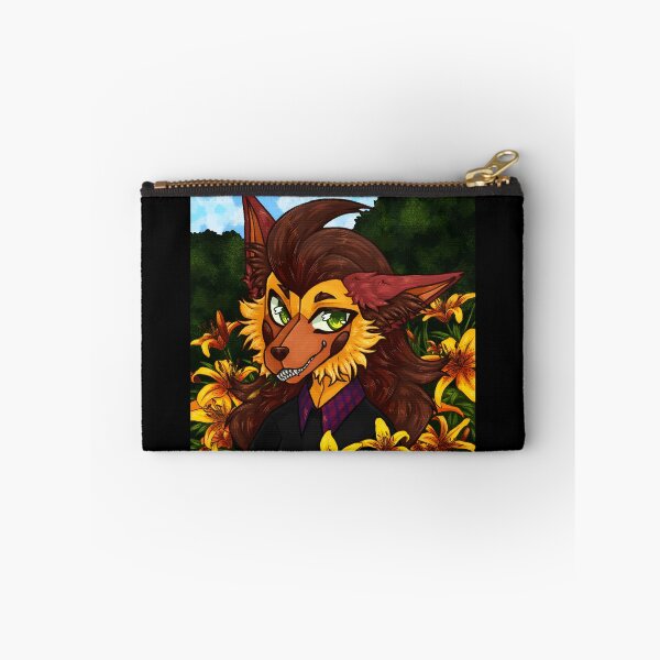 Item preview, Furry Character in Floral Background designed and sold by Catsi-Nook-Art.