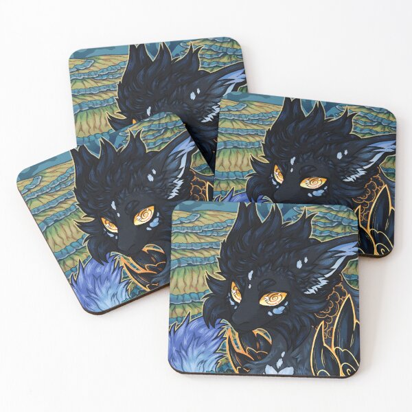 Item preview, Fantasy Creature Illustration with Golden Eyes designed and sold by Catsi-Nook-Art.