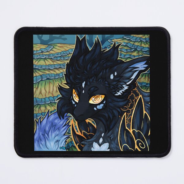 Item preview, Fantasy Creature Illustration with Golden Eyes designed and sold by Catsi-Nook-Art.