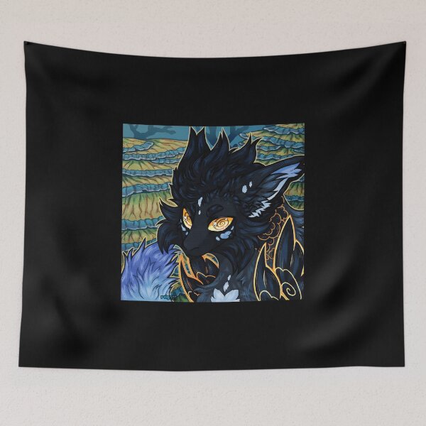 Item preview, Fantasy Creature Illustration with Golden Eyes designed and sold by Catsi-Nook-Art.