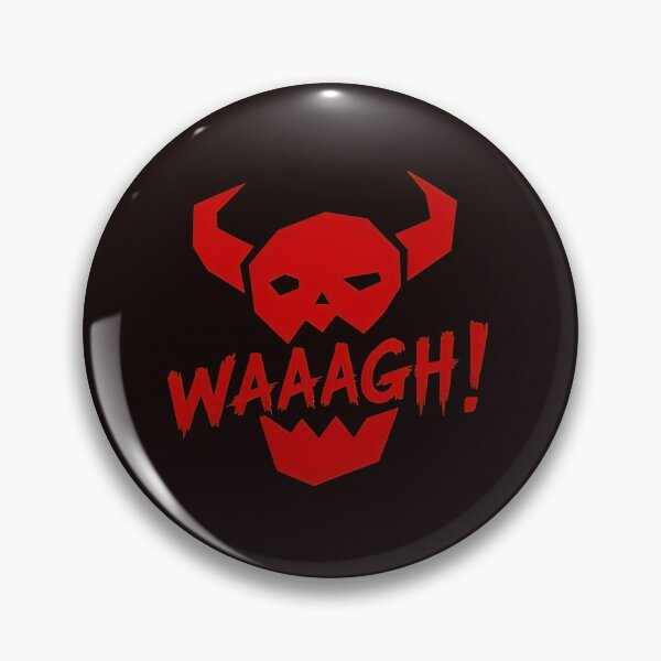 Item preview, Red WAAAGH! Skull Horns  designed and sold by FlipStrawSpot.