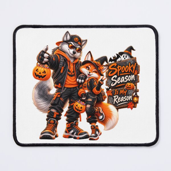 Item preview, Halloween Werewolf Fox Spooky Season Gothic Horror Pumpkin Bats Supernatural Design designed and sold by PRINYOS.