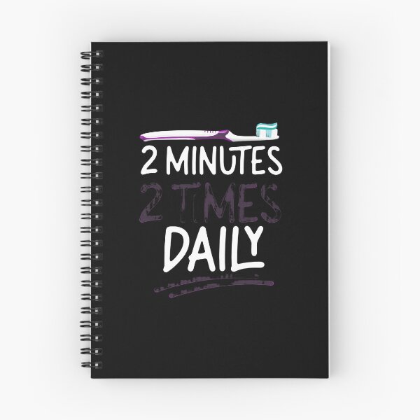 Item preview, 2 Minutes 2 Times Daily Toothbrush Dental Hygiene Reminder designed and sold by bluterowey.