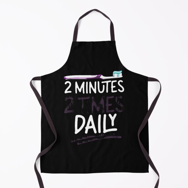 Item preview, 2 Minutes 2 Times Daily Toothbrush Dental Hygiene Reminder designed and sold by bluterowey.
