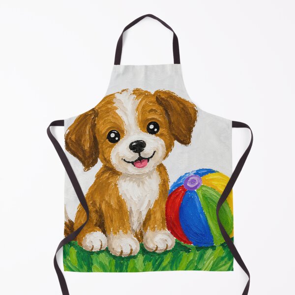 Item preview, Cute Pupply and his ball designed and sold by LoveLife-11.