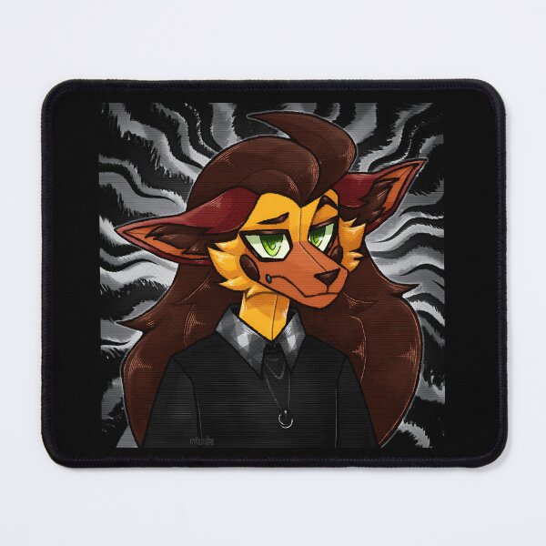 Item preview, Stylish Anthropomorphic Character with Striped Background designed and sold by Catsi-Nook-Art.
