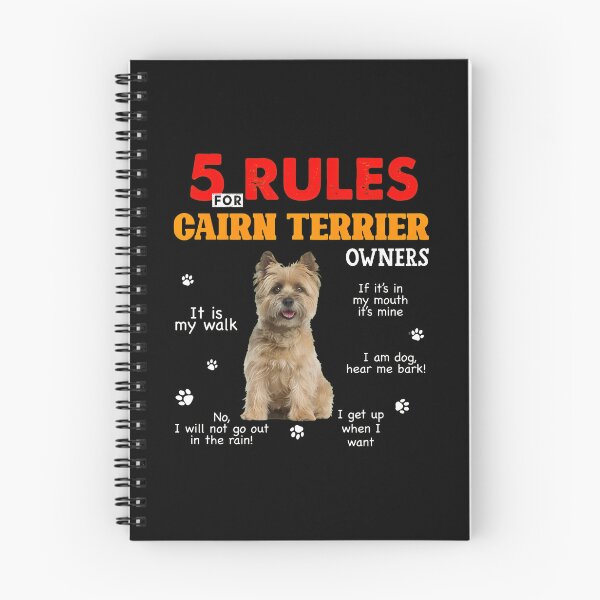 Item preview, 5 Rules For Cairn Terrier Owners Dog Design designed and sold by siravoloneg.