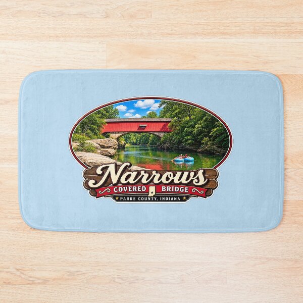 Item preview, Narrows Covered Bridge - Americana Series designed and sold by gotucoveredart.