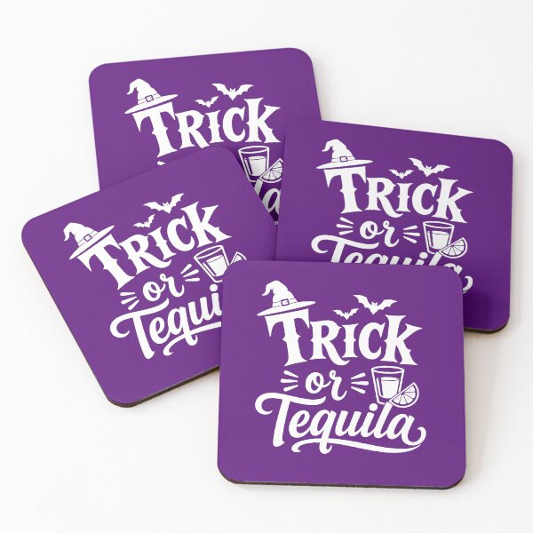 Item preview, Trick or Tequila – Funny Halloween Drinking Design designed and sold by DesignHouse07.