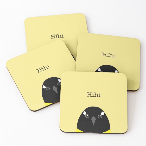 Item preview, Hihi Face New Zealand Bird designed and sold by Rebeccatiana.nz.
