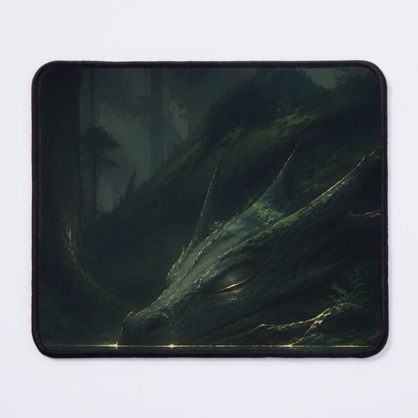 Item preview, Ancient Forest Dragon – Slumber Beneath the Trees designed and sold by ChromaRune.