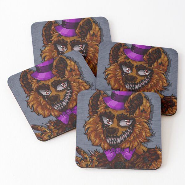 Item preview, Creepy Animated Character with Purple Hat and Bowtie designed and sold by Catsi-Nook-Art.