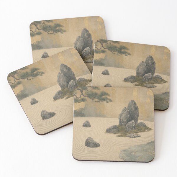 Item preview, Japanese Painting of a Zen Garden designed and sold by Artnovalty.redbubble.com.