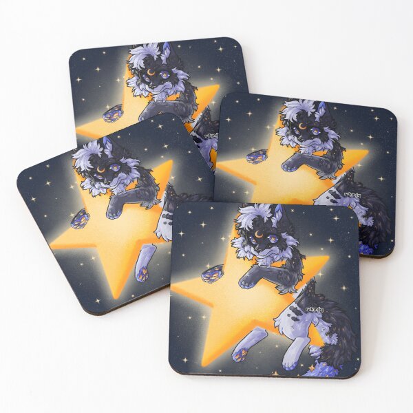 Item preview, Cosmic Starry Wolf Illustration designed and sold by Catsi-Nook-Art.