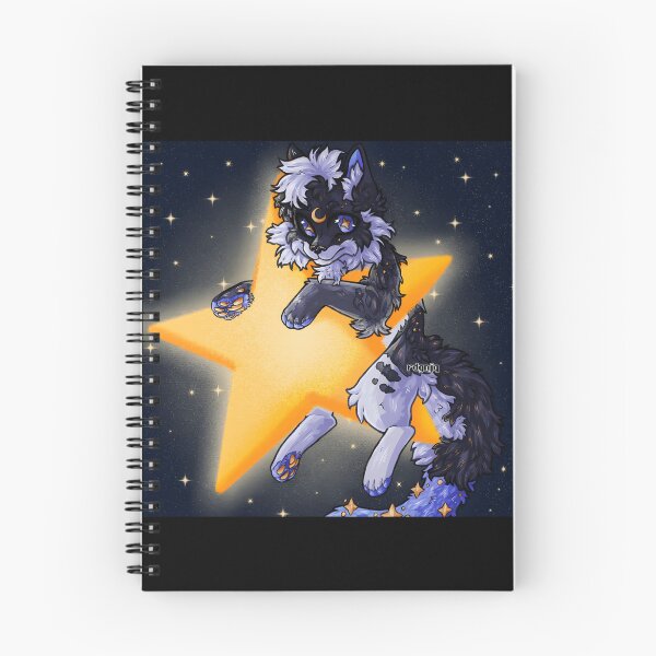 Item preview, Cosmic Starry Wolf Illustration designed and sold by Catsi-Nook-Art.