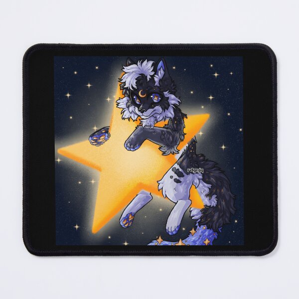Item preview, Cosmic Starry Wolf Illustration designed and sold by Catsi-Nook-Art.
