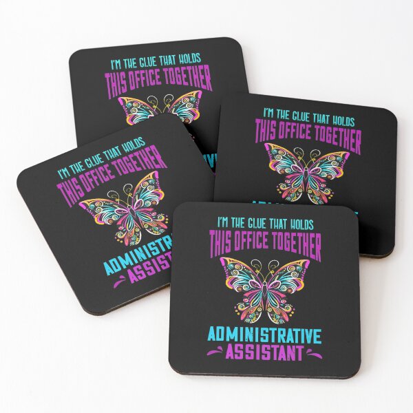Item preview, Administrative Assistant Office Glue Butterfly Graphic designed and sold by bluterowey.