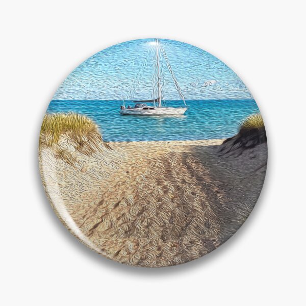 Item preview, Sailboat Oil Painting designed and sold by PopPucks.