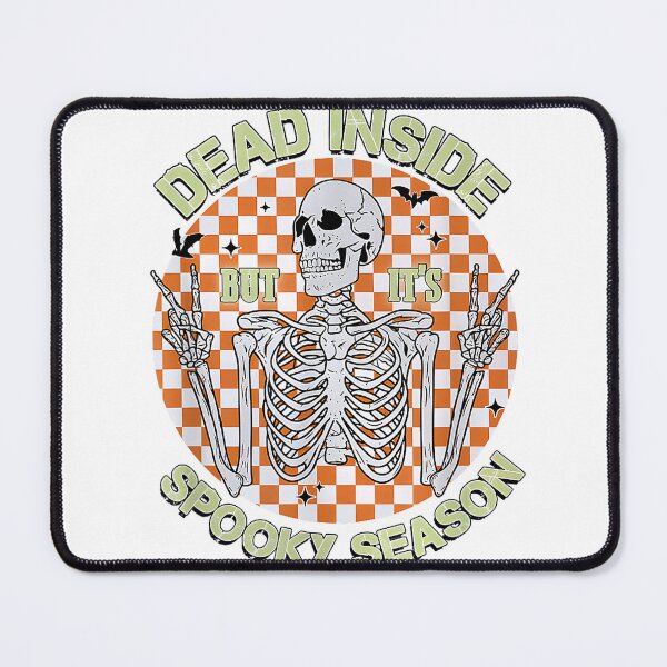 Item preview, Dead-Inside But Its Spooky Season Halloween Pumpkin Skeleton T-Shirt designed and sold by teluguredbubble.