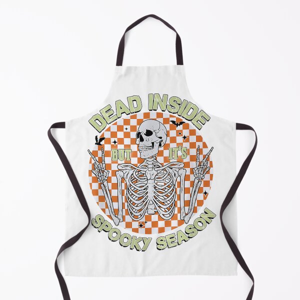 Item preview, Dead-Inside But Its Spooky Season Halloween Pumpkin Skeleton T-Shirt designed and sold by teluguredbubble.
