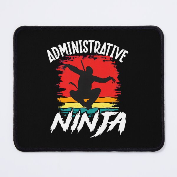 Item preview, Administrative Ninja Sunset Retro Style designed and sold by siravoloneg.