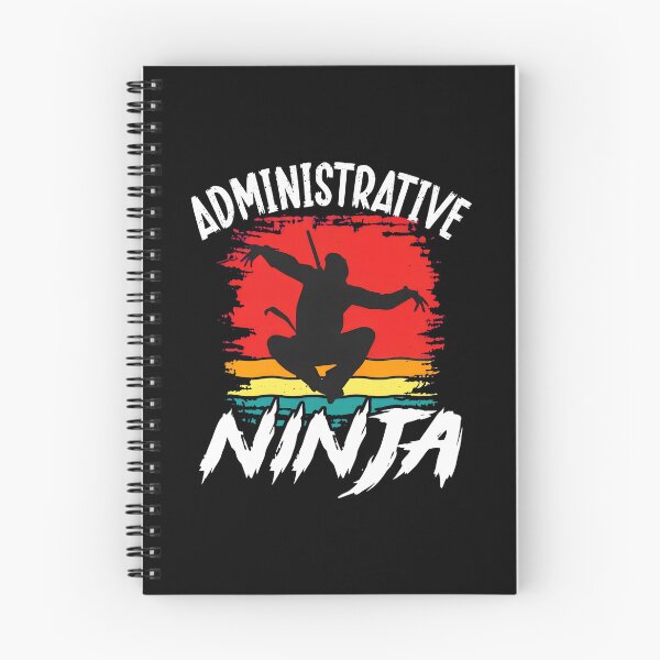 Item preview, Administrative Ninja Sunset Retro Style designed and sold by siravoloneg.