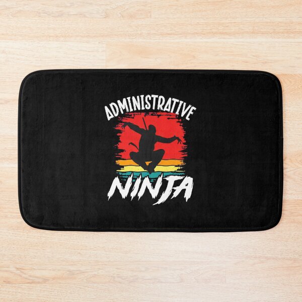Item preview, Administrative Ninja Sunset Retro Style designed and sold by siravoloneg.