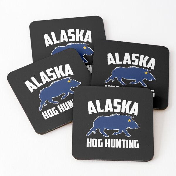 Item preview, Alaska Hog Hunting Wild Boar Alaska Flag Graphic designed and sold by rodasbu.