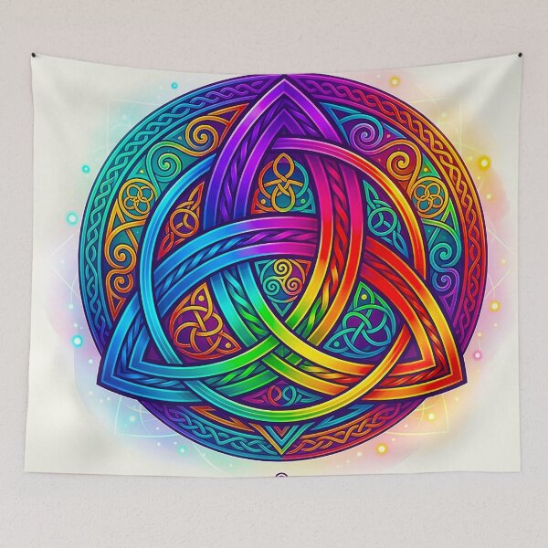 Item preview, Triquetra Unity and Eternity designed and sold by Rossi Fine Art Gallery.