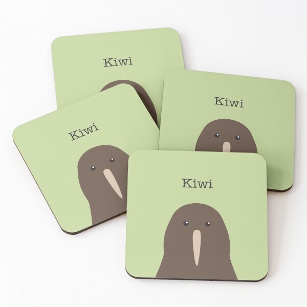 Item preview, Kiwi Face New Zealand Bird designed and sold by Rebeccatiana.nz.