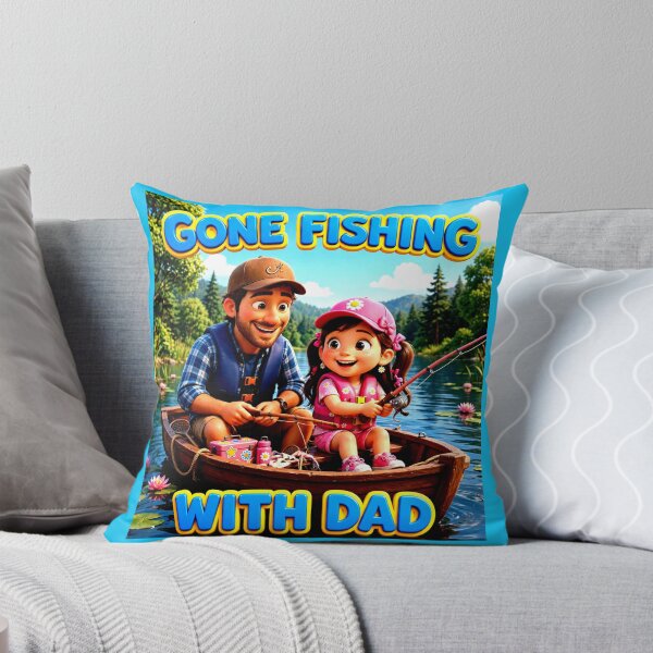 Item preview, Gone Fishing with Dad, Girl designed and sold by Iron El Studios.