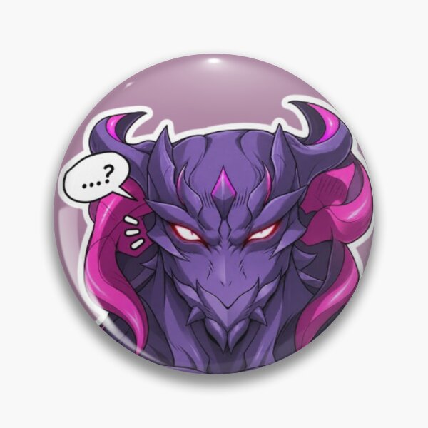 Artikelvorschau, Purple Dragon Demon – Mysterious Anime Fantasy Sticker entworfen und verkauft von MeowLoka ⭐⭐⭐⭐.