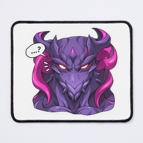Item preview, Purple Dragon Demon – Mysterious Anime Fantasy Sticker designed and sold by MeowLoka ⭐⭐⭐⭐.