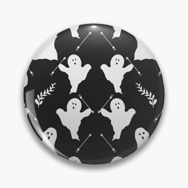 Item preview, Cute cartoon ghost patterns on a seamless black background. designed and sold by Aesthetic shapes design.