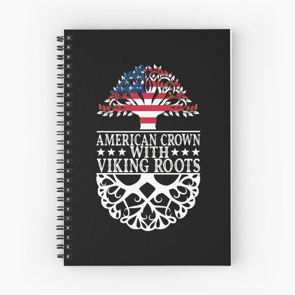 Item preview, American Crown Viking Roots Tree Flag Patriot designed and sold by siravoloneg.