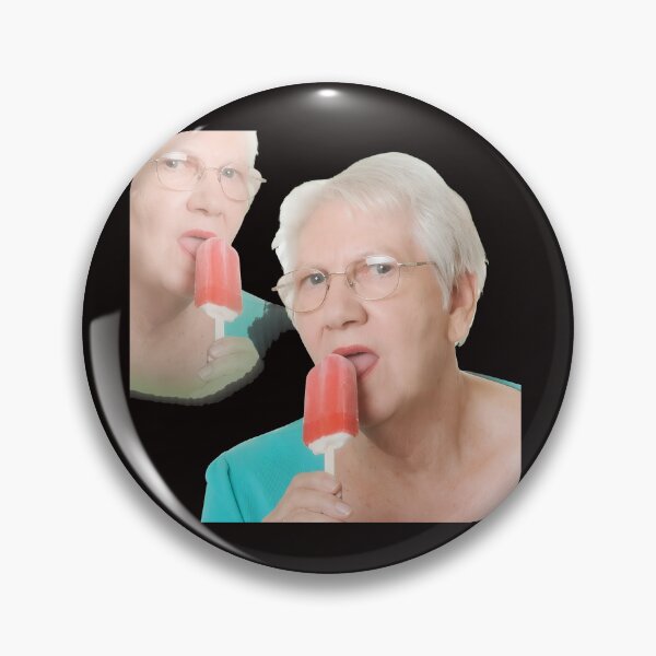 Item preview, Grandma Licking Popsicle Fun Retro designed and sold by Bloowardi.